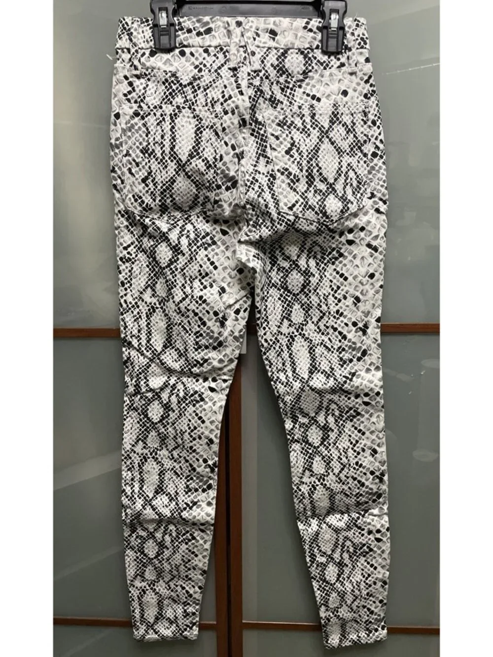 Good American Women’s Size 27 Animal Snake Print Skinny High Waist Denim Jeans